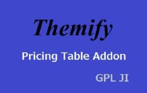 Themify Builder Pricing Table