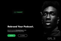 Tusant Theme GPL – A Podcast & Music Streaming WordPress Theme
