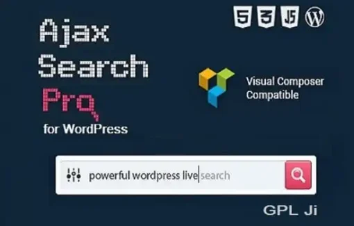 Ajax Search Pro GPL – Live WordPress Search & Filter Plugin
