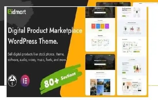Eidmart Theme GPL – Digital Marketplace WordPress Theme