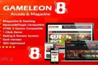 Gameleon Theme GPL – WordPress Arcade Theme & News Magazine