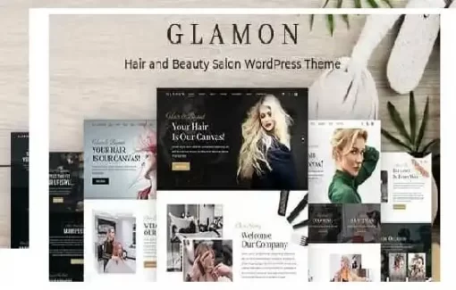 Glamon Theme GPL – Salon & Barber Shop Theme