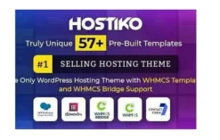 Hostiko Theme GPL – WordPress WHMCS Hosting Theme