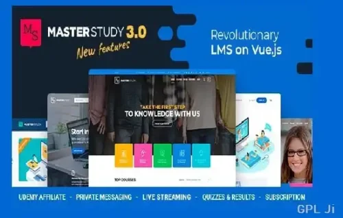 Masterstudy Theme GPL v4.8.101 – LMS WP Theme for Education, eLearning & Online Courses