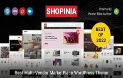 Shopinia Theme GPL – Multipurpose WooCommerce Theme