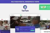 TanTum Theme GPL – Car, Boat & Bike Rental Services WordPress Theme