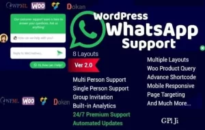WordPress WhatsApp Support