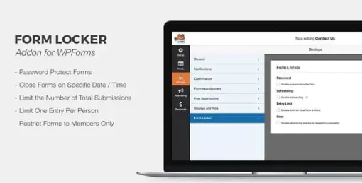 WPForms Form Locker Addon
