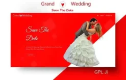 Grand Wedding Theme GPL – All In One Wedding Website