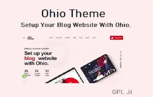 Ohio Theme GPL – Creative Portfolio & Agency WP websites