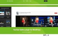 YouTube Plugin GPL – WordPress YouTube Gallery Plugin