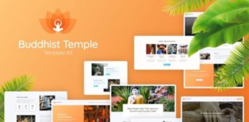 Great Lotus Buddhist Temple Template Kit