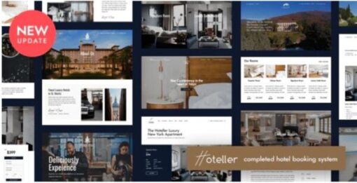 Hoteller Hotel Booking Wordpress GPL Theme