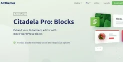 Citadela Blocks GPL – Block-based premium WordPress plugins for Gutenberg