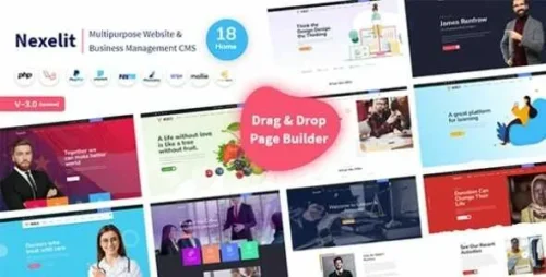 Nexelit GPL v3.6.0 – Multipurpose Website & Business Management System CMS