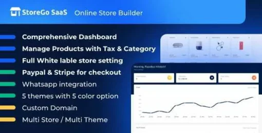 StoreGo SaaS GPL – Online Store Builder