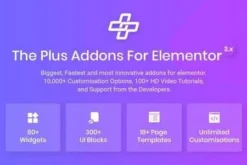 The Plus Addon for Elementor GPL WordPress Plugin