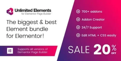 Unlimited Elements for Elementor Pro GPL v1.5.145 Latest Version