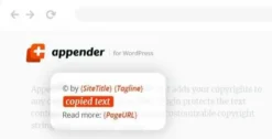 Appender GPL – Copycat Content Protection for WordPress