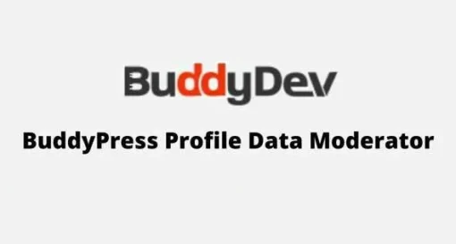 BuddyPress Profile Data Moderator GPL