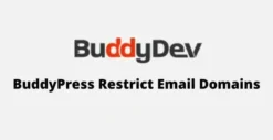 BuddyPress Restrict Email Domains GPL