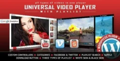 Universal Video Player Plugin GPL
