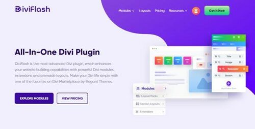DiviFlash All Divi Modules In One Divi Plugins GPL v1.4.6