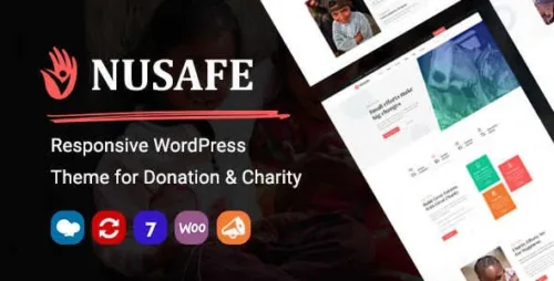Nusafe Theme GPL v1.25 – Theme for Donation & Charity