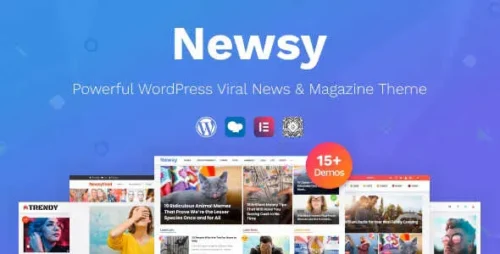 Newsy Theme GPL v2.5.4 – Viral News & Magazine WordPress Theme
