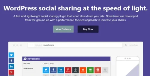 Novashare GPL v1.5.6 – WordPress Social Sharing Plugin