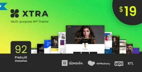Xtra Theme GPL v4.9.14 – Multipurpose WordPress Theme + RTL