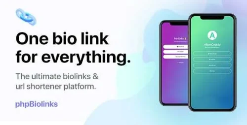 66BioLinks GPL v56.0.0 – Bio Links, URL Shortener, QR Codes & Web Tools (SAAS)