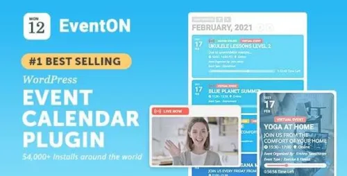 EventOn GPL v4.7.2 – WordPress Virtual Event Calendar Base Plugin