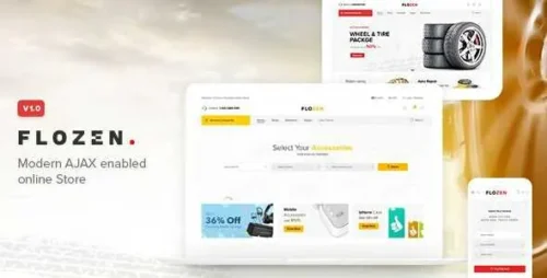 Flozen Theme GPL v1.4.8 – WooCommerce AJAX WordPress RTL Websites