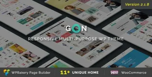 Gon Theme GPL v2.4.4 – Responsive Multi-Purpose WP Theme