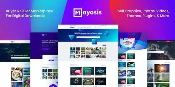 Mayosis Theme GPL v5.4.7 – Digital Marketplace WordPress Websites Mayosis Theme GPL v5.4.7 – Digital Marketplace WordPress Websites