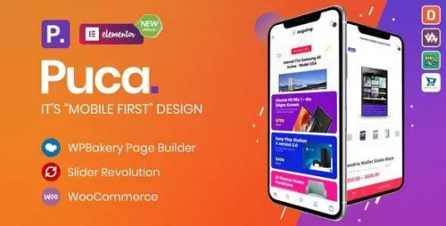 Puca Theme GPL v2.6.31 – Optimized Mobile WooCommerce Latest Version