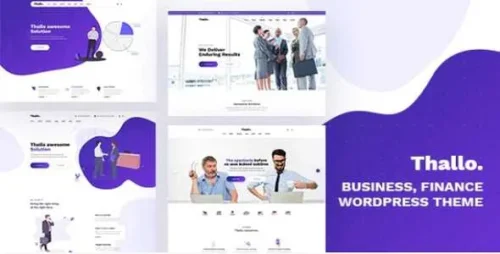 Thallo Theme GPL v1.1.6 – Consulting & Finance WordPress Website