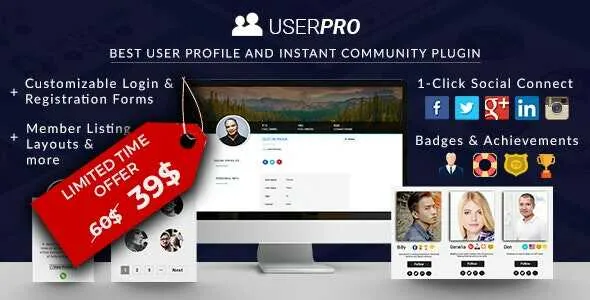 UserPro GPL v5.1.9 – Community and User Profile WordPress Plugin UserPro GPL v5.1.9 – Community and User Profile WordPress Plugin