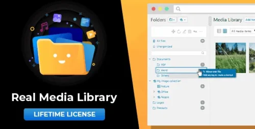 WordPress Real Media Library GPL v4.22.41 – Media Categories / Folders File Manager