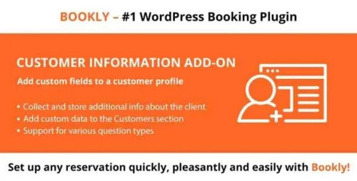 Bookly Customer Information Add-on v3.4 Latest Version