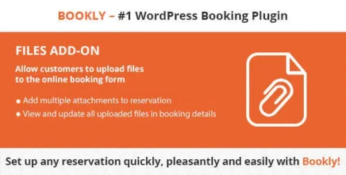 Bookly Files Addon GPL v3.7