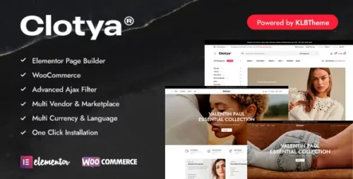 Clotya Theme GPL v1.3.9 – Fashion Store eCommerce Theme