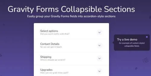 Gravity Forms Collapsible Sections Addon GPL v1.2.24 – By JetSloth