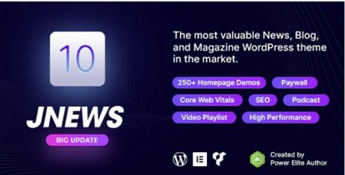 JNews Theme GPL v11.6.13 – WordPress Newspaper Magazine Blog AMP