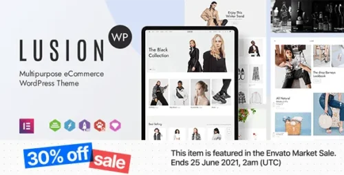 Lusion Theme GPL v2.1.8 – Multipurpose eCommerce WordPress Websites
