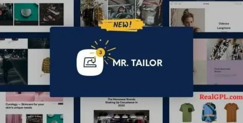 Mr. Tailor Theme GPL v7.1 – Responsive WooCommerce Theme