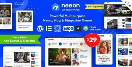 Neeon Theme GPL v3.1.0 – WordPress News Magazine Theme