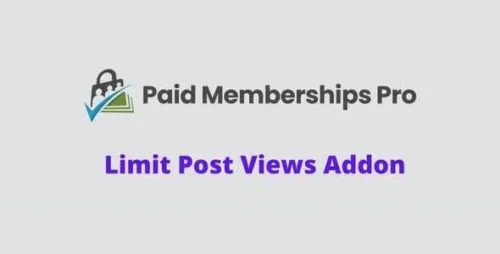 Paid Memberships Pro Limit Post Views Addon GPL v1.0.1