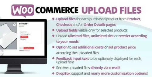 WooCommerce Upload Files GPL v87.0 | Activated